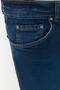 Navy Blue Stretchy Fabric Slim Fit Narrow Cut Jeans Pants TMNAW23JE00054 - 4