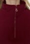 Bordo Selanik/Triko Görünümlü Fermuarlı Yaka Regular/Normal Kalıp Örme Sweatshirt TWOAW22SW0732 - 12