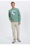 Men's 100% Cotton Printed Crew Neck Sweat Better Cotton - 2
