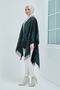 Hep Trend Women's Double Sided Fringed Shoulder Shawl Poncho - 3