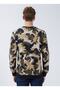 Crew Neck Mustard Men's Sweatshirt Taska - 4