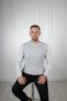 Interview O Neck Patterned Light Gray Knitwear Sweater - 3