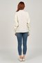 Women's Turtleneck Bat Sleeve Sweater 5373505 Ecru - 5