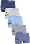 Boy's Boxer Pack of 5 Mixed Color Printed Boxers
