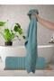 Can Extra Soft Water Absorbent 90x140 Green Single Bath Towel