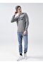 Crew Neck Gray Melange Men's Sweater Column - 2