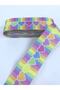 Yellow Pink Blue Heart Patterned Grosgrain Ribbon Price Is for 1 Meter – Ribbon, Stylish Design – Ribbon