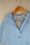 Baby Blue Side Pocket Children's Raincoat - 3