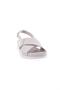 Woman's cross strap sandal stone genuine leather 72183217 - 2