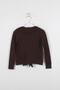 Girl's Brown Knitwear Bolero - 4