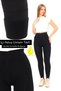 Unisex Black Thermal Recovery High Waist Plush Lycra Daily Flexible Winter Tightsmodaking - 4