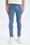 Carlo Skinny Fit Extra Slim Fit Normal Waist Extra Narrow Leg Jean Trousers