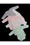 Long Sleeve Snap-on Badi Crew Neck Body Breathable Fabric Solid Color Bodysuit (Pack of 5) Between 0-48 Months - 6