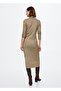 Turtleneck Knitted Dress - 4