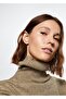 Turtleneck Knitted Dress - 5