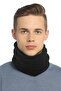 Black Winter Fleece Neck Collar Beanie