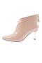 Women's Thin Heeled Bootie Boots Skin Cracked Patent Leather 212362821 - 3