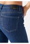 Blue High Waist Ankle Length Slim Leg Skinny Lycra Jeans - 3