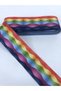 Colorful Wave Patterned Grosgrain Ribbon Price Is for 1 Meter – Ribbon, Stylish Design, Women's Accessory – Ku