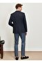 Normal Waist Slim Fit Dark Navy Blue Men's Vest Suit 4a3123100005 - 7