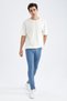 Carlo Skinny Fit Extra Slim Fit Normal Waist Extra Narrow Leg Jean Trousers - 4