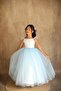 Baby Girl Blue Fluffy Dress