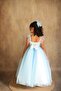 Baby Girl Blue Fluffy Dress - 8