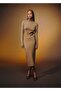 Turtleneck Knitted Dress - 6