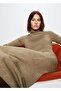 Turtleneck Knitted Dress - 8
