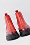 Women's Red Genuine Leather Chelsea Boots & Booties, Size 35-41 - 6