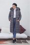 Stand Collar Hooded Waterproof Midi Coat Soft Coat - 4