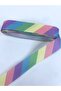 Cross Rainbow Patterned Grosgrain Ribbon Price Is for 1 Meter – Ribbon, Stylish Design, Women's Accessory - 2