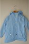 Baby Blue Side Pocket Children's Raincoat
