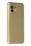 Compatible Case for Xiaomi Mi 11 Soft Colorful Flexible Premium Rubber Silicone - Gold - 2