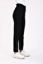 Black High Waist Lycra Belt Gathered Button Detailed Mom Jean Jeans - 6