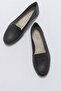 F02 Black Skin Women's Ballerinas - 2