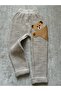 Unisex Felted Teddy Bear Detailed Thick Knitted Winter Trousers - 2