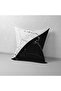 Marble Pattern, Marble Patterned Throw Pillow, Black Throw Pillow, White Throw Pillow, Black White Throw Pillow, 43x43cm - 6