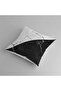 Marble Pattern, Marble Patterned Throw Pillow, Black Throw Pillow, White Throw Pillow, Black White Throw Pillow, 43x43cm - 8