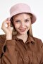 Curly Plush Bucket Hat Powder - 6