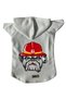 Hooded Fleece Sweatshirt Dog And Cat Outfit & Dress - White Firemen - Size Xl