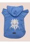 Hooded Fleece Sweatshirt Dog And Cat Outfit & Dress - Blue Flying Monster