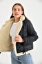 Women's Fur-Detail Coat - 2