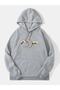 Printed Unisex Oversize Hooded Sweatshirt
