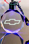 Led Keychain 2d Blasting Crystal Led Light Keychain With Chevrolet Logo, Car Keychain - 2