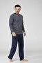 Cotton Oversize Men's Pajama Set - 2