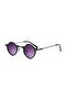 Women's Sunglasses Minimal Black Geometric Frame Black Glass
