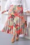 4530 Patterned Hijab Pleated Skirt Çağla - 2