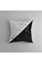 Marble Pattern, Marble Patterned Throw Pillow, Black Throw Pillow, White Throw Pillow, Black White Throw Pillow, 43x43cm - 5