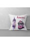 Istanbul Decorative, Galata Tower, Tram, Istanbul Decorative Throw Pillow, Galata Decor, Decorative, 43x43cm - 3